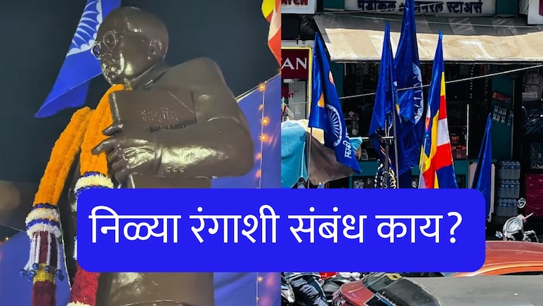 Why Blue Color:आंबेडकरवादी निळ्या रंगाचा सर्वाधिक वापर का करतात? दलितांचा संघर्ष अन् निळ्या रंगाशी संबंध काय?&nbsp;