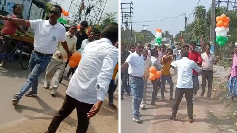 बंगाल चुनाव: नामांकन के दौरान TMC-भाजपा कार्यकर्ताओं में झड़प, कई घायल