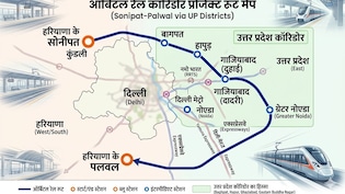 नमो भारत रैपिड रेल के बाद नोएडा-गाजियाबाद से हरियाणा तक दौड़ेगी आर्बिटल रेल, 160 KM की रफ्तार, दिल्ली पर घटेगा दबाव
