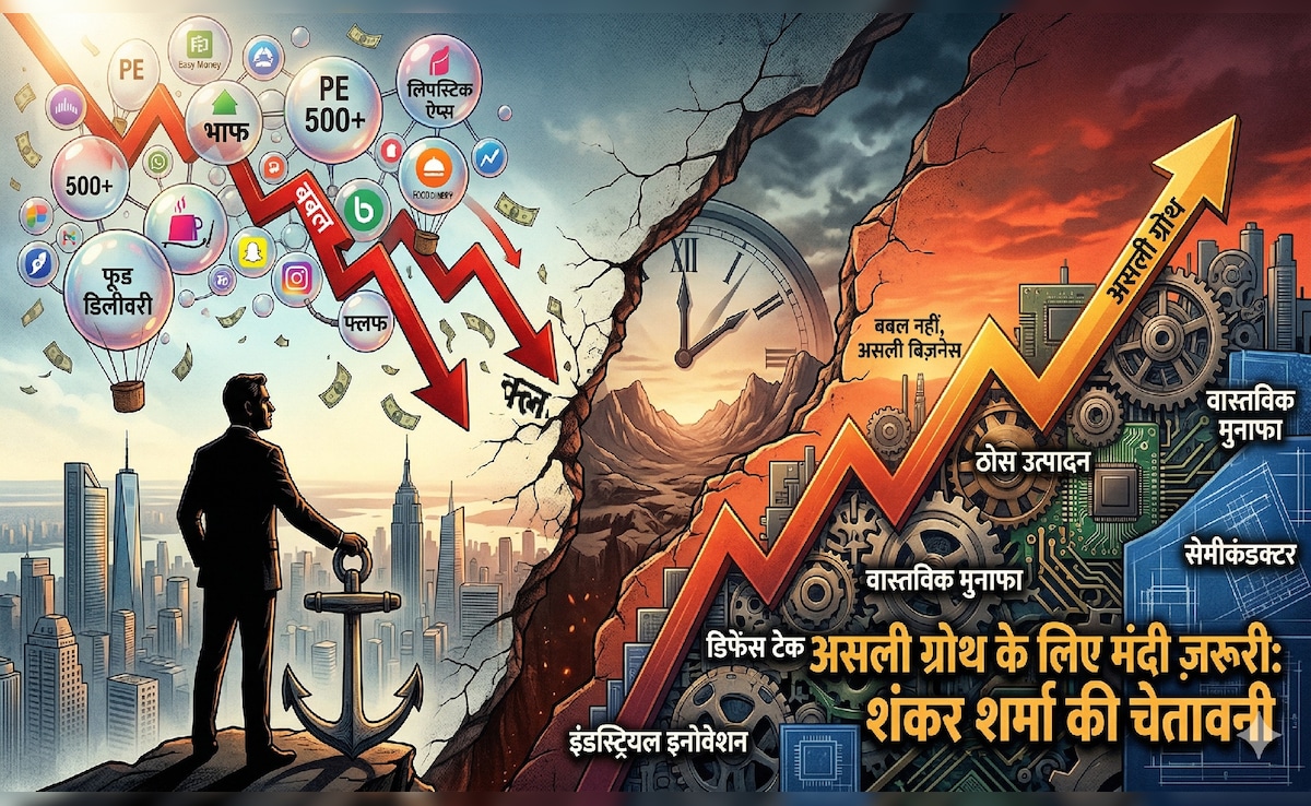 'शेयर मार्केट में तेजी नहीं, 5-10 साल की मंदी जरूरी', शंकर शर्मा ने छेड़ी 'लिपस्टिक Vs मिसाइल' की बहस! इग्‍नोर नहीं कर सकते