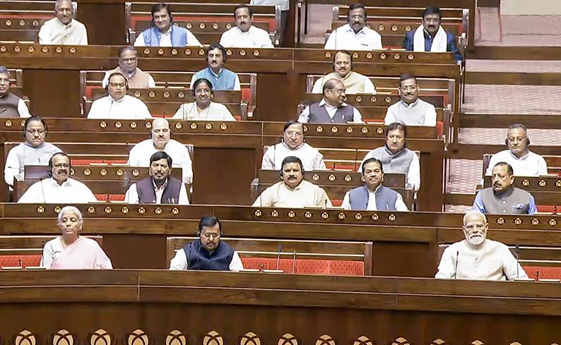 राज्यसभा में BJP ऐतिहासिक नंबर पर पहुंची, अपने बूते बहुमत से बस जरा दूर