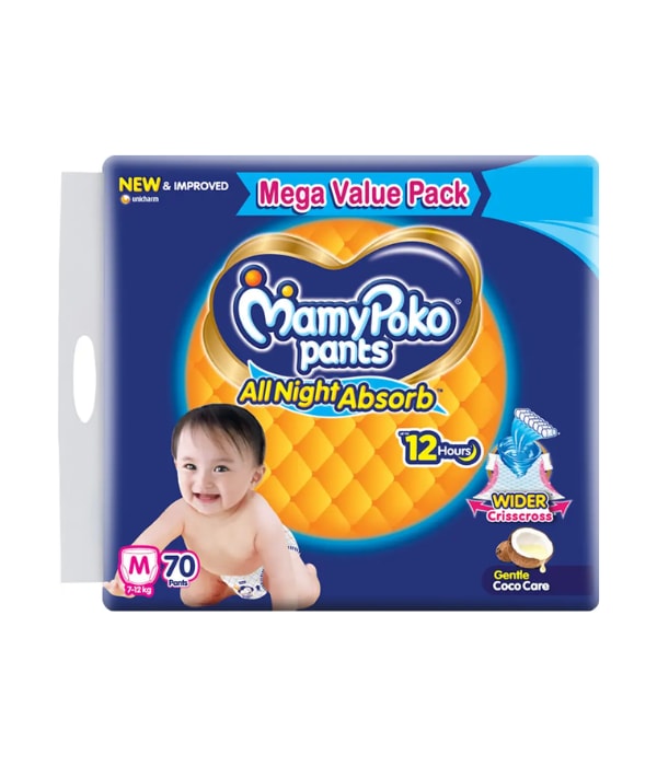 Click here to buy: MamyPoko Pants All Night Absorb
