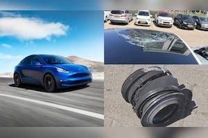 Tesla Model Y Survives Rocket Shrapnel Hit In Israel, Owner Thanks Elon Musk