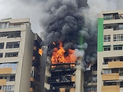 Massive Fire In Ghaziabad Flat Causes Panic, Spreads To Other Floors