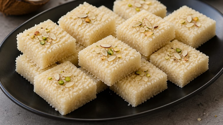 Nariyal Barfi Recipe: घर पर बनाएं बाजार जैसी नारियल बर्फी, सिर्फ 10 मिनट में करें तैयार