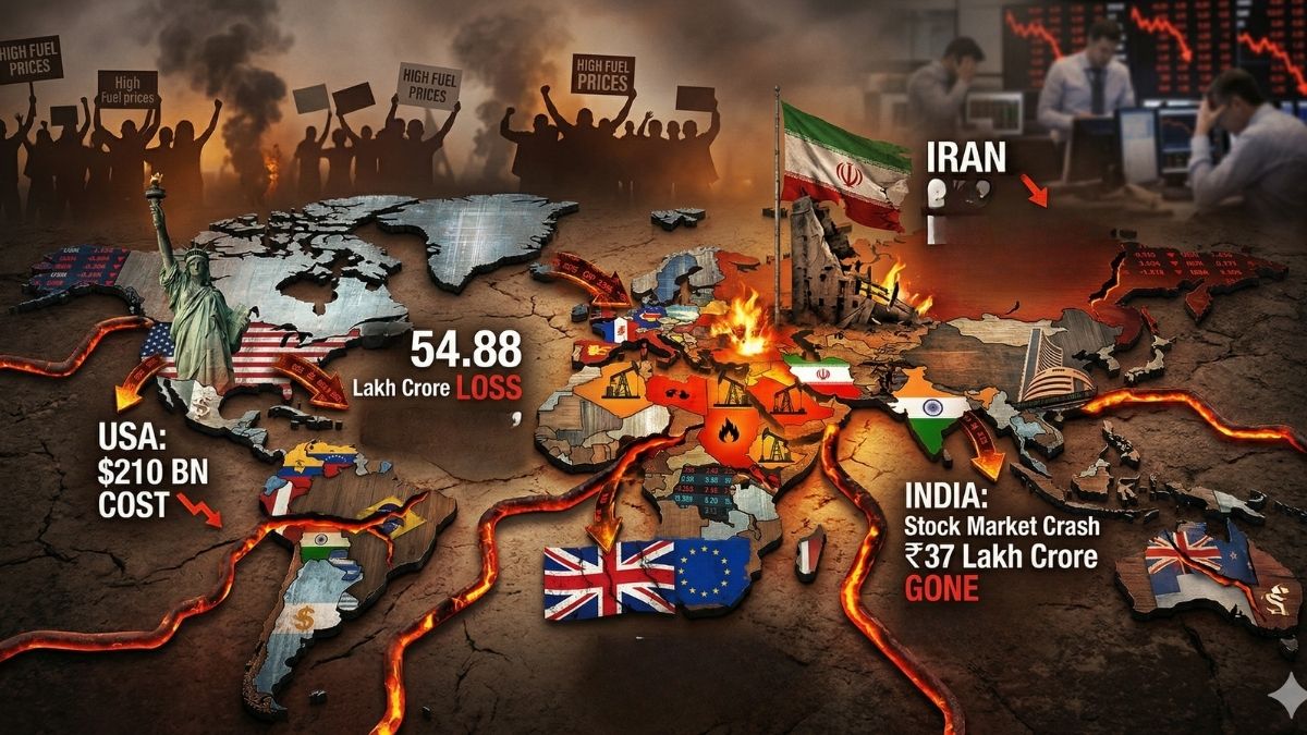 5,48,83,66,98,87,000 रुपये स्&zwj;वाहा! कोई मलबे में तब्&zwj;दील, कोई डूबा बेहिसाब, ईरान-इजरायल Vs अमेरिका जंग में कौन-सा देश हुआ सबसे ज्&zwj;यादा बर्बाद?