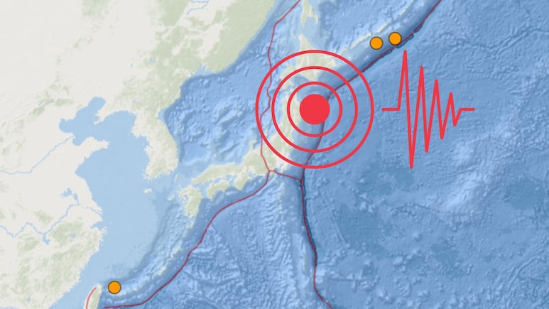 Viral Videos Capture Chilling Moments As 7.5-Magnitude Earthquake Hits Japan