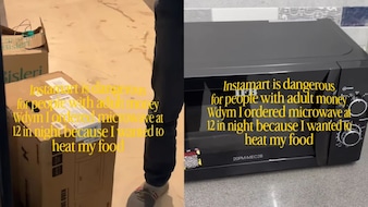 Blogger Orders Microwave At Midnight Just To Heat Food, Instamart Approves