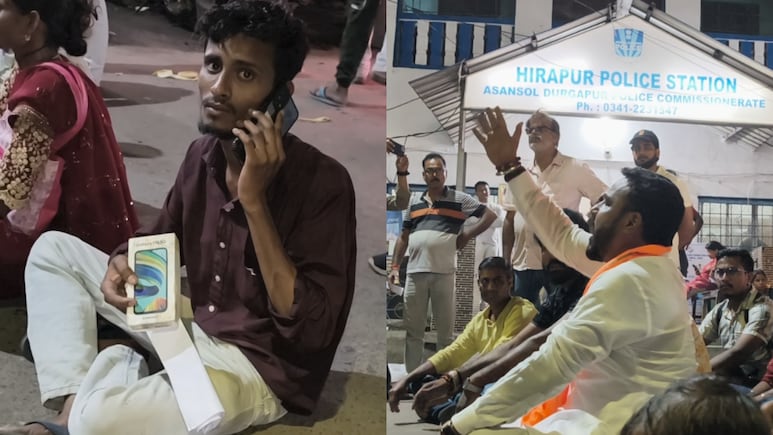 बंगाल में पीएम मोदी की सभा में घुस गए मोबाइल चोर, सैकड़ों फोन उड़ा डाले; धरने पर बैठे लोग