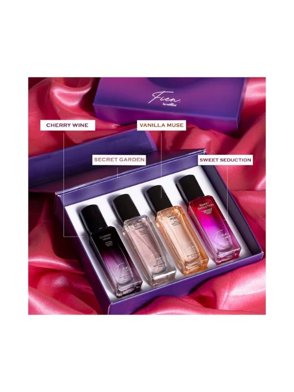 Click here to buy mCaffeine Fien Rush Perfume Gift Set for Women