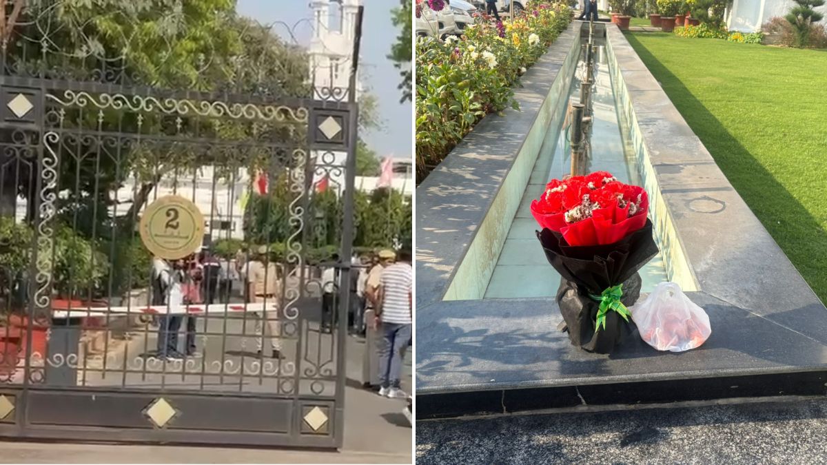 Masked Man Arrested After Breaching Delhi Assembly With Car, Flower Stunt