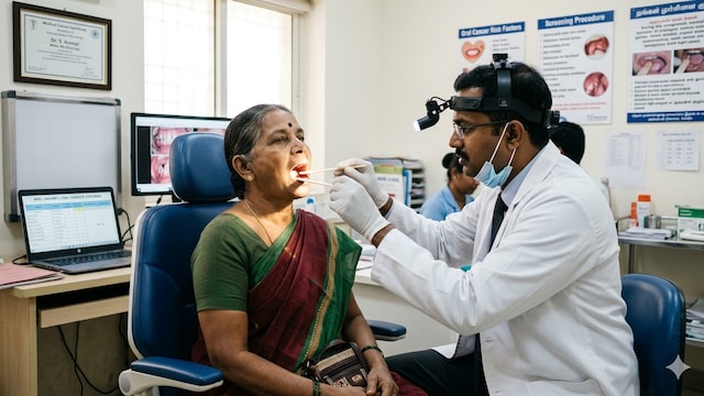 Kerala launches a statewide initiative for early detection of oral cancer