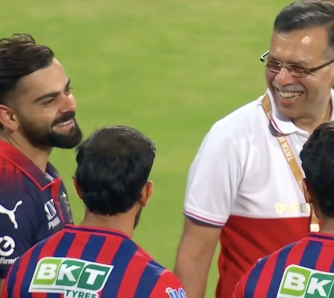 विराट कोहली से मिले बिना खुद को रोक नहीं पाए संजीव गोयनका, हार के बाद मैदान पर गए और लगा लिया गले से