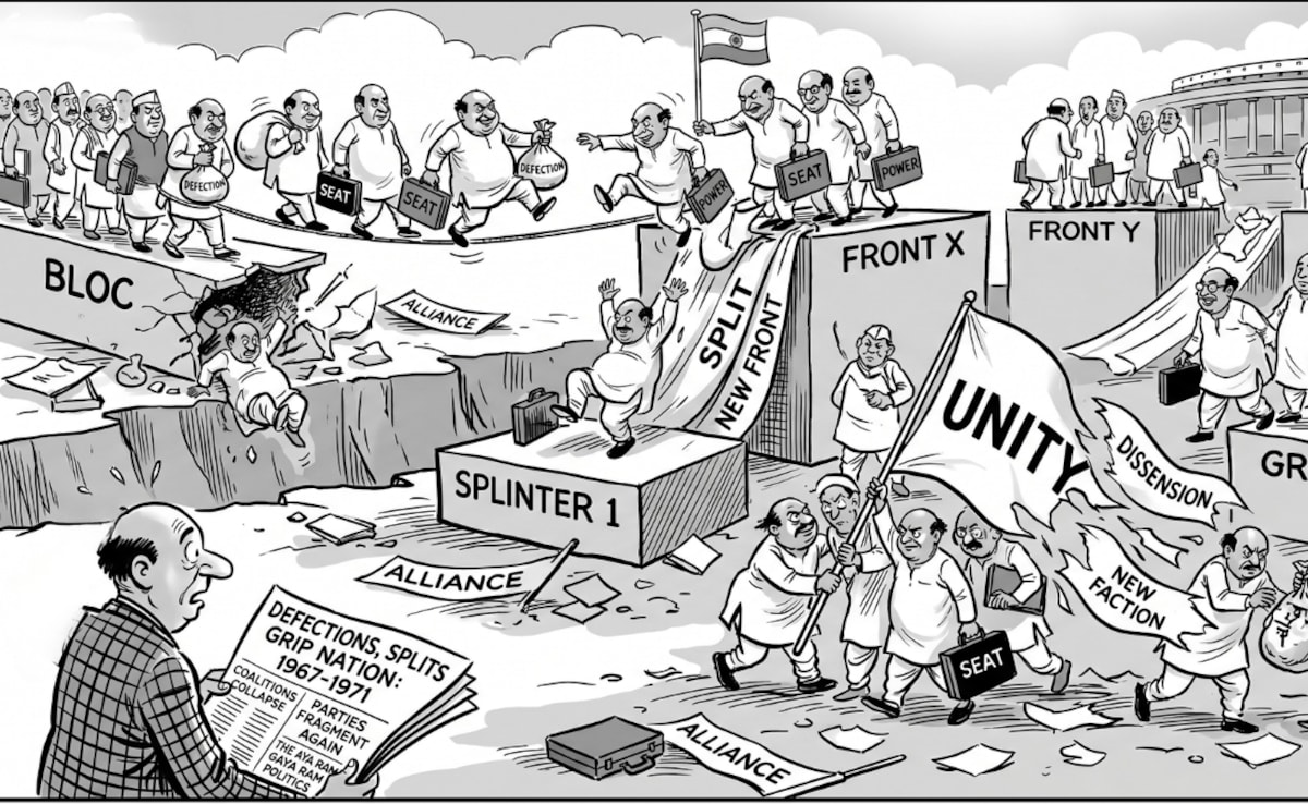 45 Governments, 4 Years: Defections And Indian Politics' Era Of Instability