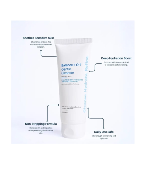 Click here to buy:  SAYY Balance 1-O-1 Gentle Hydrating Face Cleanser