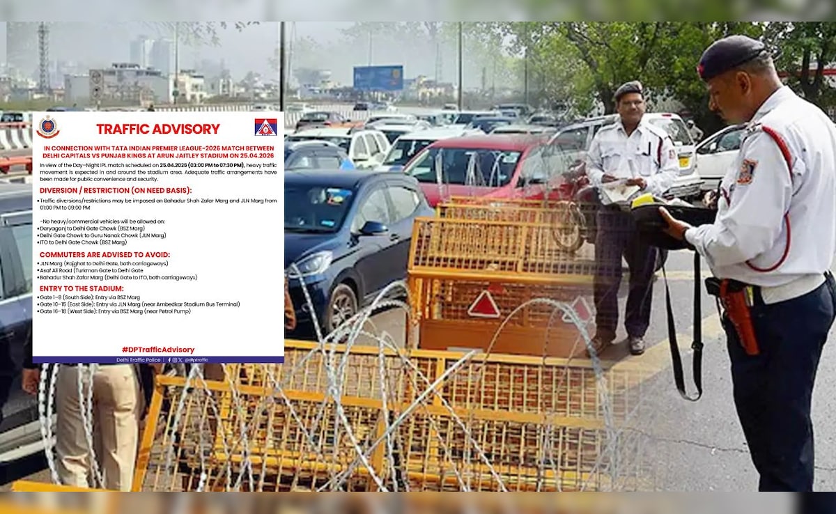दिल्ली में ट्रैफिक अपडेट: इस इलाके में 26 अप्रैल तक स्लो रहेगा ट्रैफिक, Delhi Traffic Police ने बताया कौन से रास्ते अपनाएं