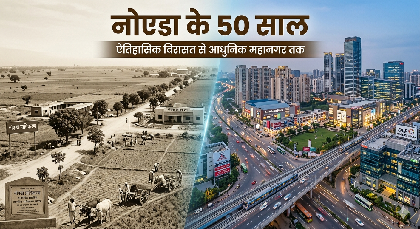आज 50 साल का हो गया नोएडा, कभी छोटे कारखाने थे, आज 12 लाख मजदूर, 15 हजार कारखाने, बना UP का पावरहाउस
