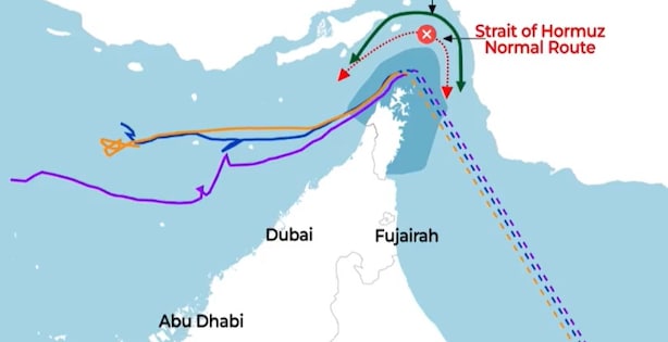 NDTV Datafy Uses OSINT, Satellite Mapping To Track New Route In Hormuz Strait — Watch