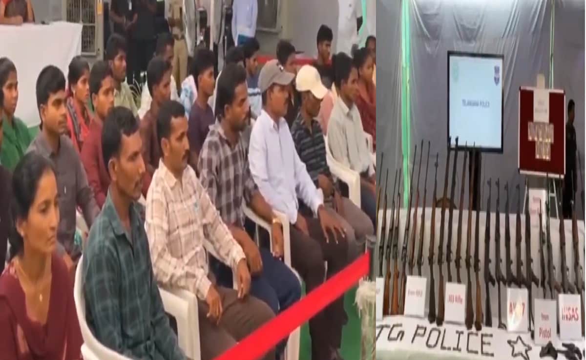 तेलंगाना में माओवादी नेटवर्क टूटा: सोडी केशालू समेत 42 माओवादियों का सरेंडर, 800 ग्राम सोना के साथ ये मिला