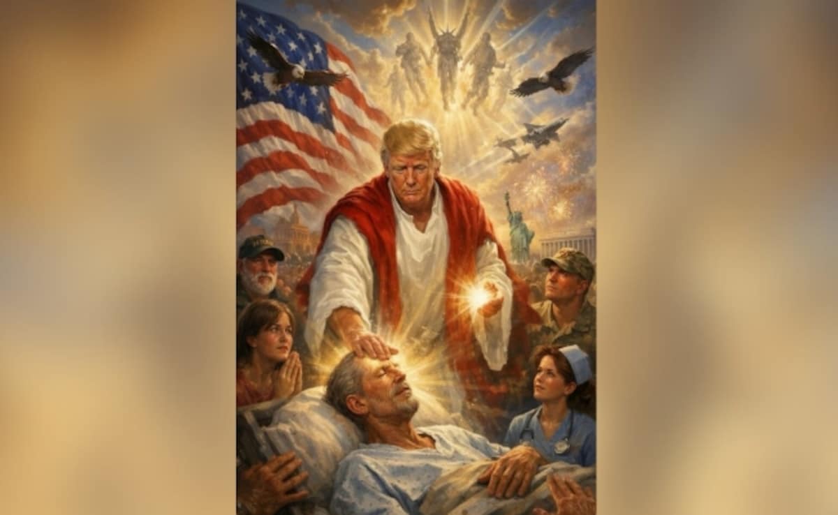 "Is It Epstein Being Cared For?" Iran's Dig At Trump Over "Jesus" Image