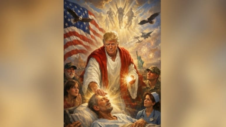 "Is It Epstein Being Cared For?" Iran's Dig At Trump Over "Jesus" Image