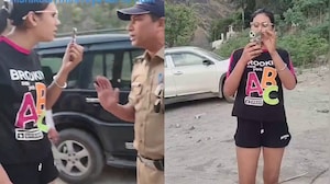 गंगा किनारे दारू... पुलिसवाले ने टोका तो भड़क गई महिला, बोली- तेरे पैसों की पी रहे हैं- VIDEO