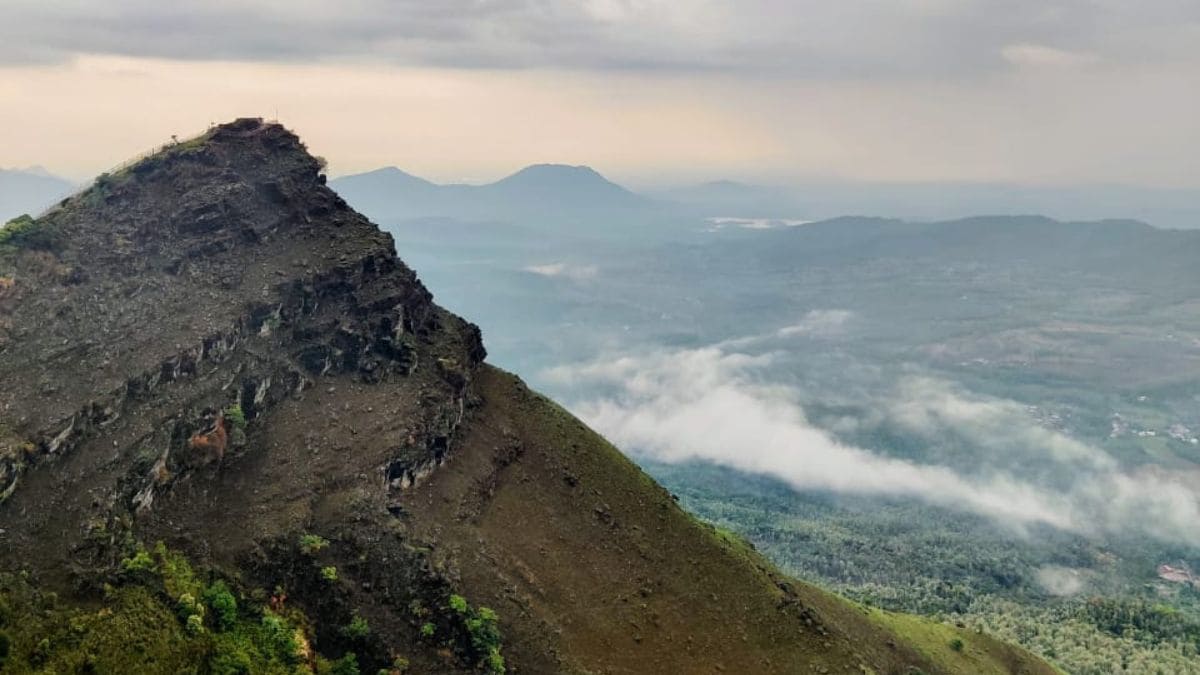 Baba Budangiri Peak in Karnataka, the hill named after the Sufi saint behind India's own coffee. Photo: Ananya Bhattacharya