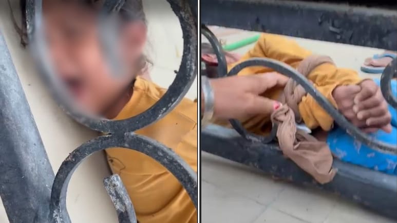 Punjab Cop Ties Granddaughter, 5, To Gate In Heat, Gets Suspended
