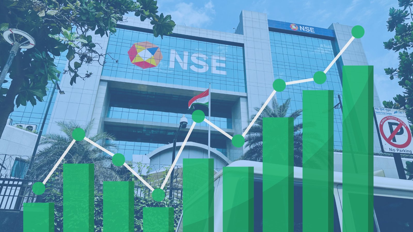 Nifty Ends Seven-Day Losing Streak as Sensex Gains Around 500 Points