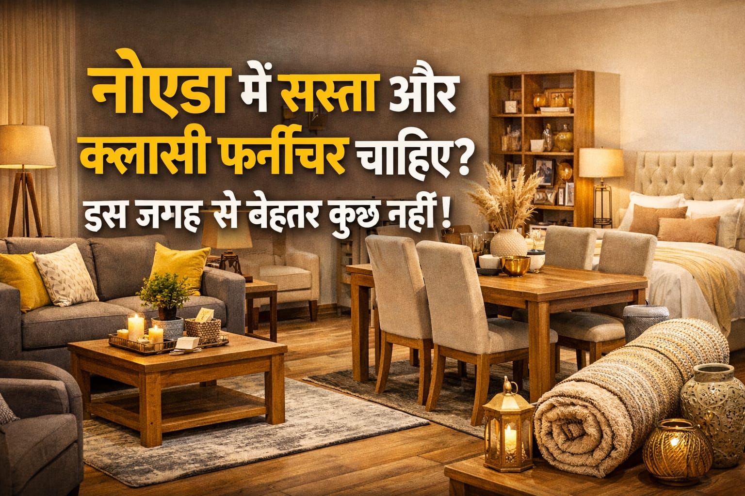 नोएडा में खरीदना है सबसे सस्ता फर्नीचर, ये जगह है बेस्ट, बचत के साथ मिलेगा क्लासी सामान