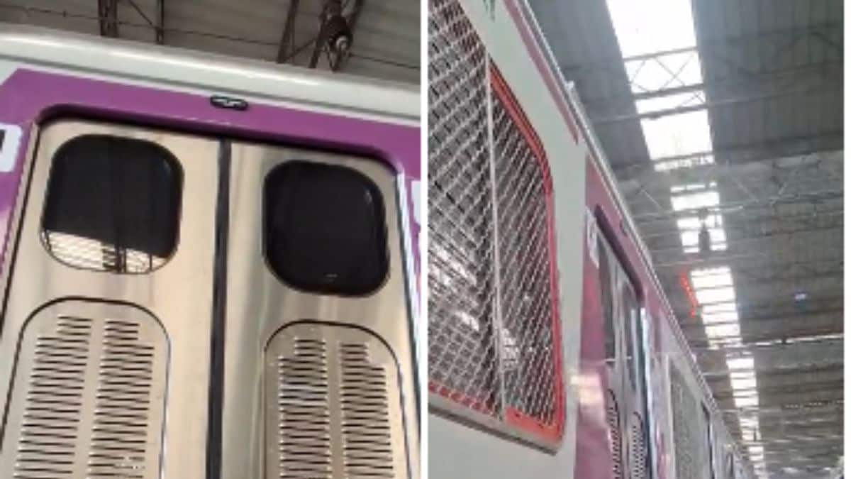 Mumbai Closed-Door Non-AC Local Train Mumbai Closed-Door Non-AC Local Train