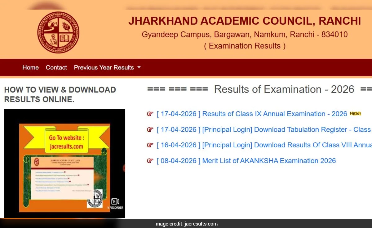 Jharkhand JAC Class 9 Result 2026 Out: Here's Direct Link To Download Marksheet