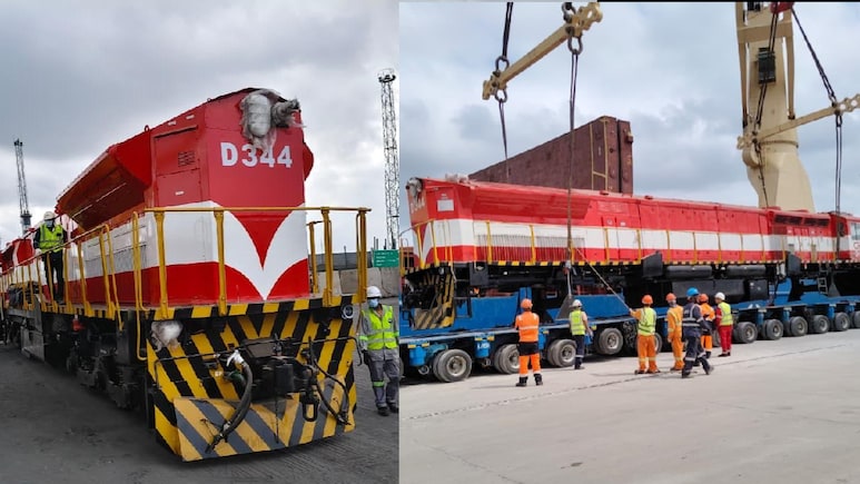 भारत में 'गंगा किनारे' बने रेल इंजन विदेश में मचाएंगे धूम, अफ्रीका की पटरियों पर दौड़ेंगे, मोजाम्बिक पहुंचा आखिरी बैच