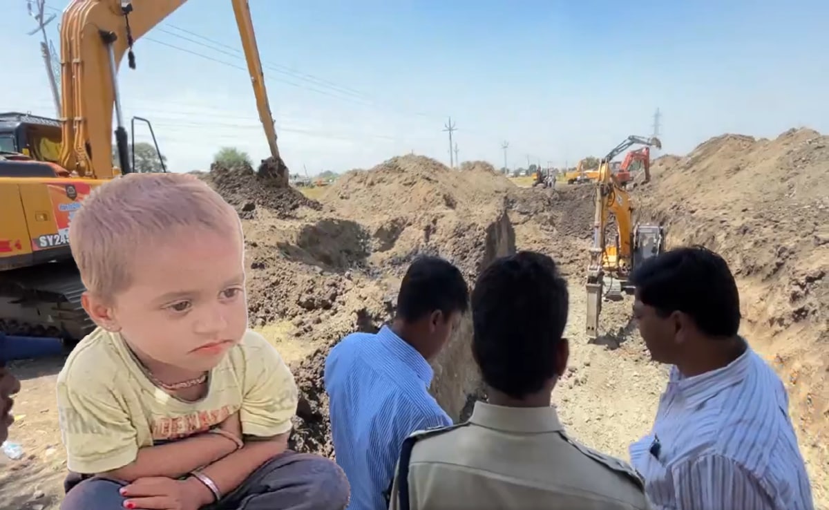 उज्जैन बोरवेल हादसा : ज‍िंदगी की जंग हारा भागीरथ, 23 घंटे बाद जुगाड़ तकनीक से न‍िकाला शव