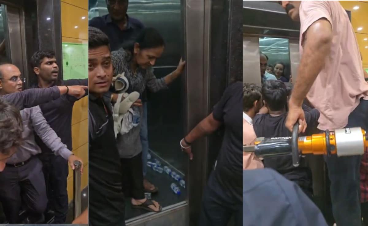 सूरत के वेसु इलाके में लिफ्ट हादसा: बेसमेंट और ग्राउंड फ्लोर के बीच फंसे 11 लोग, दहशत का माहौल