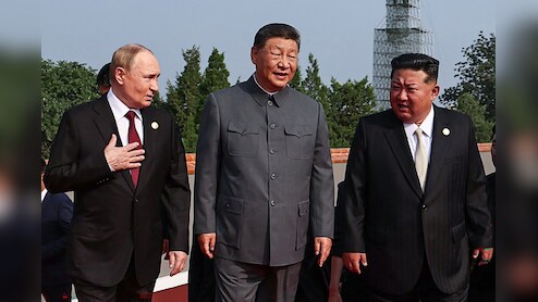 Kim Jong Un Shows Off Friends, Arms Before Trump China Trip