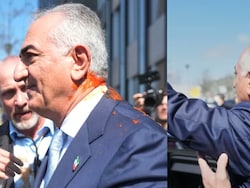 On Camera, 'Red Liquid' Thrown On Iran's Exiled Prince Reza Pahlavi In Berlin