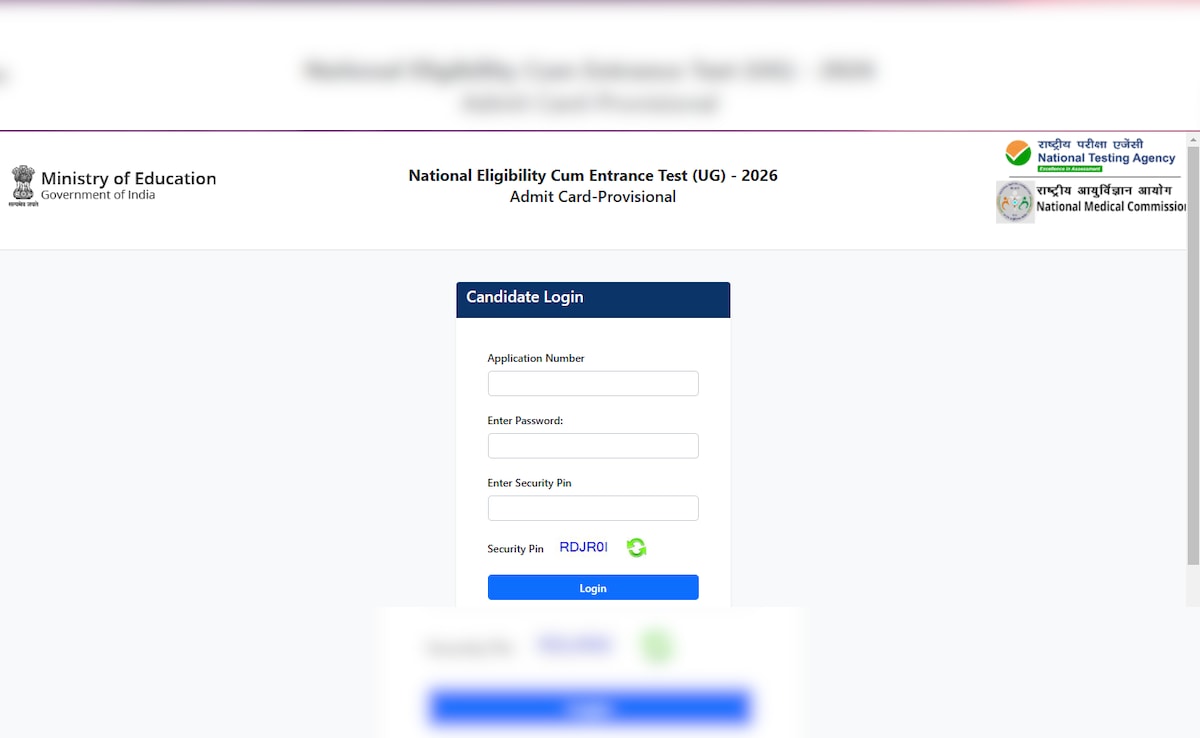 NEET UG 2026: NTA Releases Admit Cards On Website, Check Details Inside