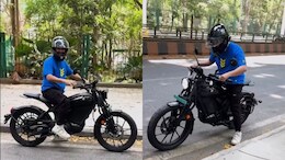 Ultraviolette CEO Rides Flying Flea C6; Welcomes Royal Enfield To The Electric Club