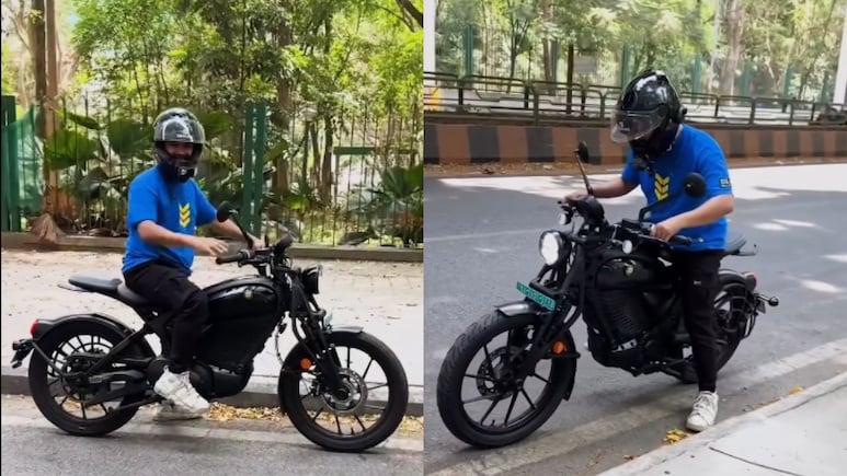 Ultraviolette CEO Rides Flying Flea C6; Welcomes Royal Enfield To The Electric Club