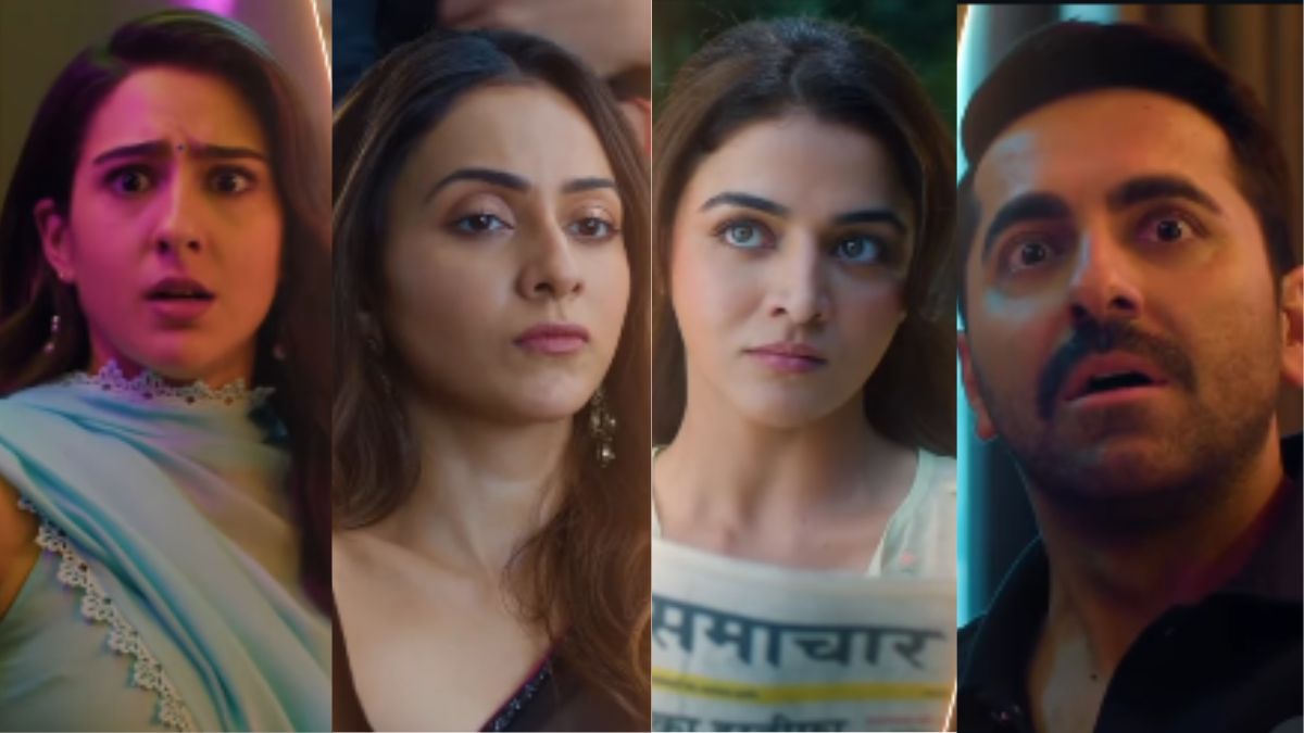 <i>Pati Patni Aur Woh Do</i> Teaser: Ayushmann Khurrana In Triple Trouble With Wamiqa Gabbi, Sara Ali Khan, and Rakul Preet Singh