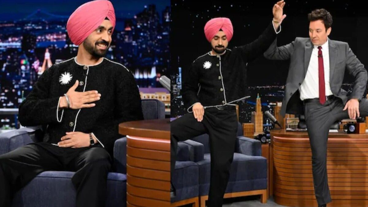 Watch: Diljit Dosanjh Teaches Bhangra Moves To Jimmy Fallon On The Tonight Show