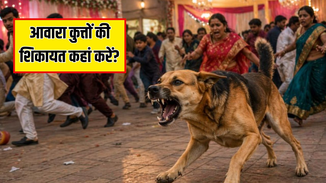 शादी में आवारा कुत्ते का आतंक, 60 से ज्यादा लोगों को काटा, जानें आवारा कुत्तों की शिकायत कहां करें