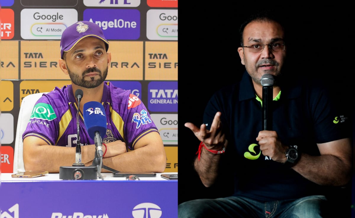 "Keep Quiet": Virender Sehwag Cites Amitabh Bachchan, Questions Ajinkya Rahanes Outburst