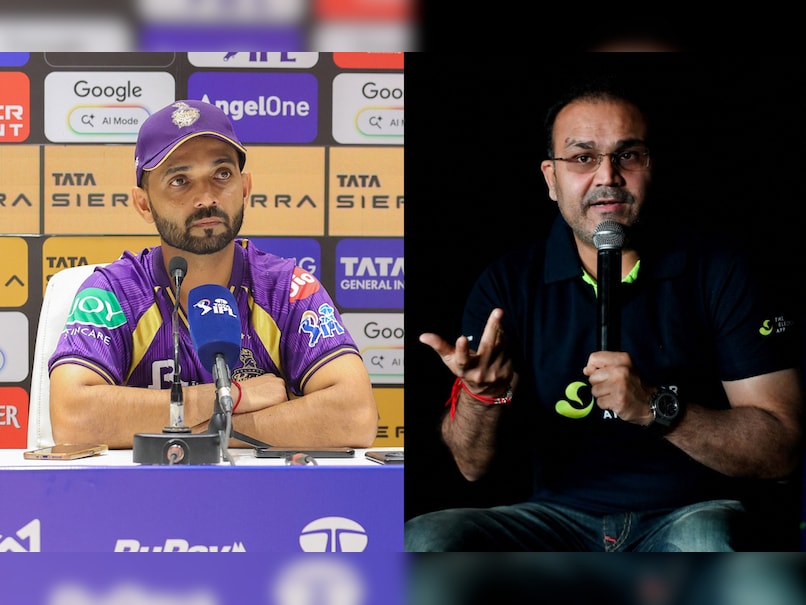 "Keep Quiet": Virender Sehwag Cites Amitabh Bachchan, Questions Ajinkya Rahane's Outburst