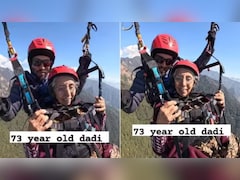 बुढ़ापे को कहा बाय-बाय, आसमान से की बात...73 साल की दादी का पैराग्लाइडिंग वीडियो वायरल