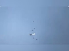 Caught On Camera: Pakistan's F-16s Escort JD Vance's Plane As US Vice President Arrives For Iran Talks