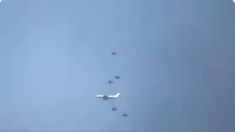 Caught On Camera: Pakistan's F-16s Escort JD Vance's Plane As US Vice President Arrives For Iran Talks