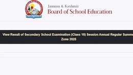 Jammu and Kashmir Board Class 10 Result 2026 Out For Summer Zone