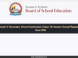 Jammu and Kashmir Board Class 10 Result 2026 Out For Summer Zone
